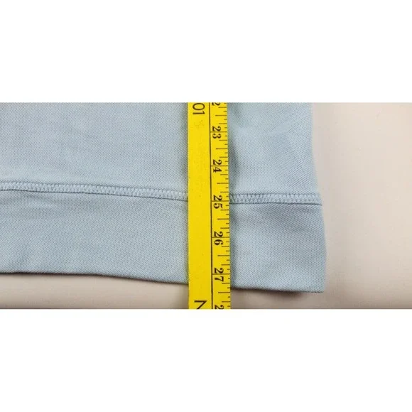 Vineyard Vines Sweater Men's L Blue 1/4 Zip Pullover Pima Cotton Golf Whale - Picture 6 of 7